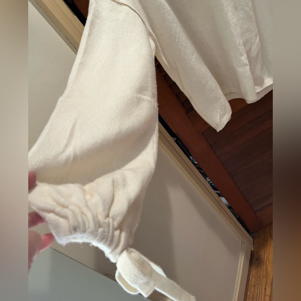 BCBGMaxAzria Cream Turtleneck Sweater - Picture 4 of 6